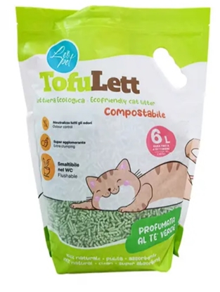 Picture of LeoPet Tofu Cat litter 6Ltrs Green Tea